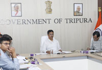 chief minister chairs meeting on sewerage and traffic management